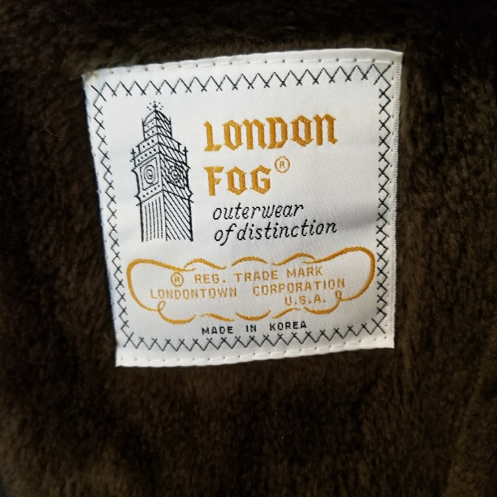 London Fog men's jacket/coat/brown - Picture 6 of 8